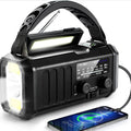 רדיו חירום סולארי עם ידית הפעלה, סוללה 10000mAh, NOAA, פאוור בנק ופנס