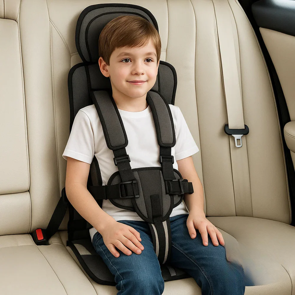 Seggiolino Auto Portatile AuroraSafe per la Sicurezza, per Età da 1 a 14 Anni