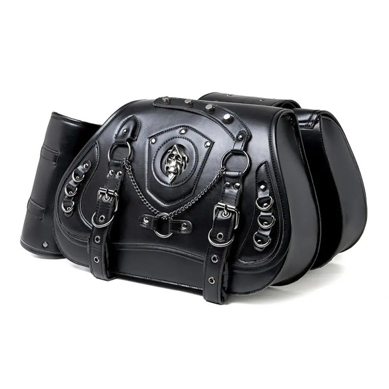 Sac de moto crâne steampunk