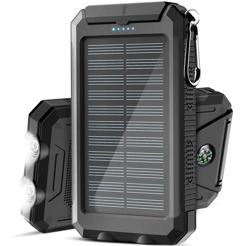 IP67防水 太陽光発電 携帯用蓄電池 500000mAh
