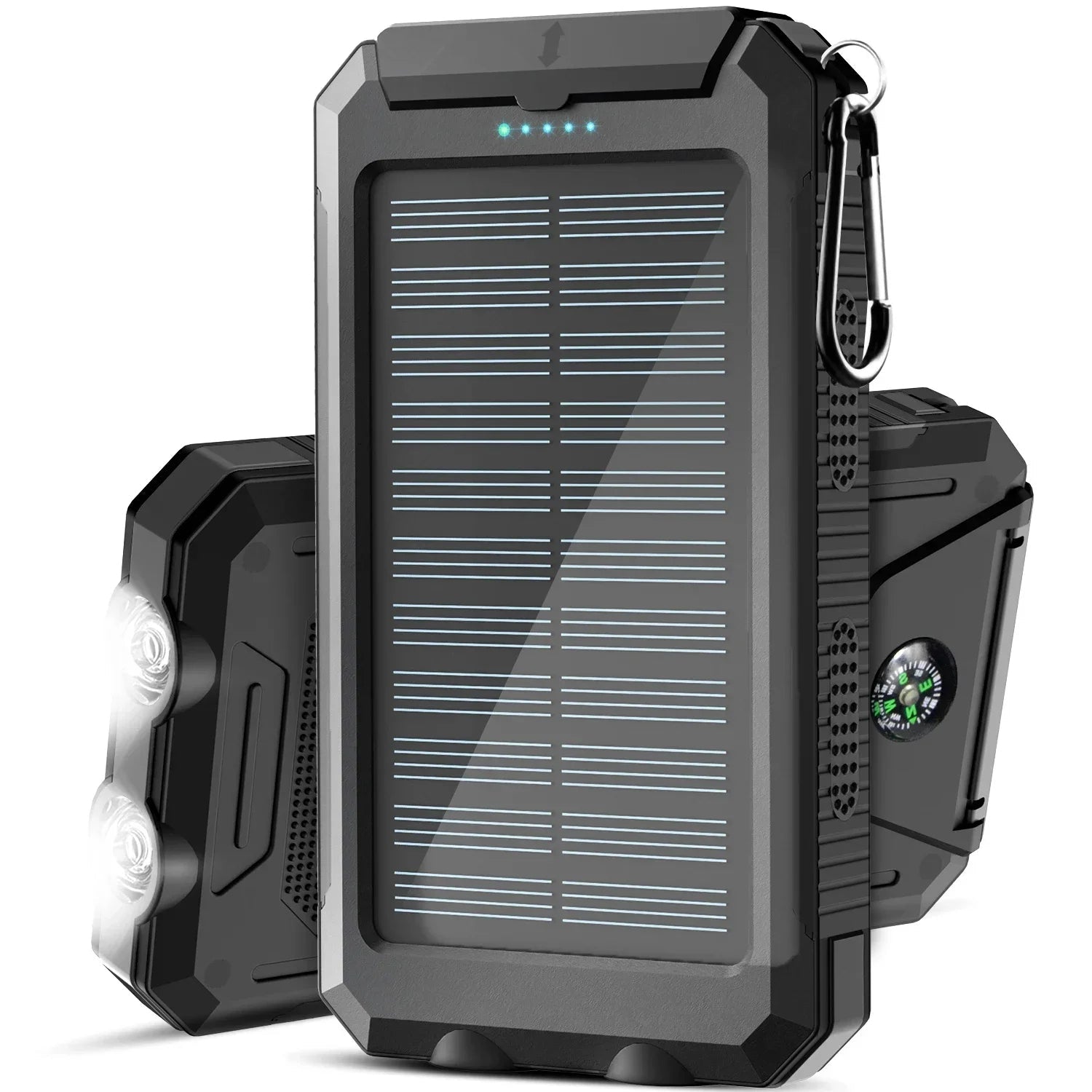 IP67防水 太陽光発電 携帯用蓄電池 500000mAh
