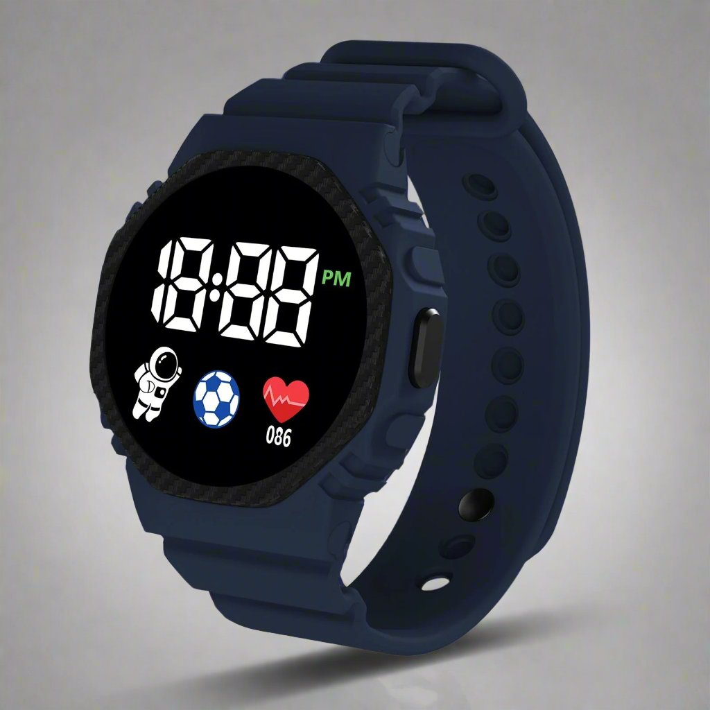 Orologio Educativo Impermeabile a LED BrightTrail Kids Adventure per Bambini