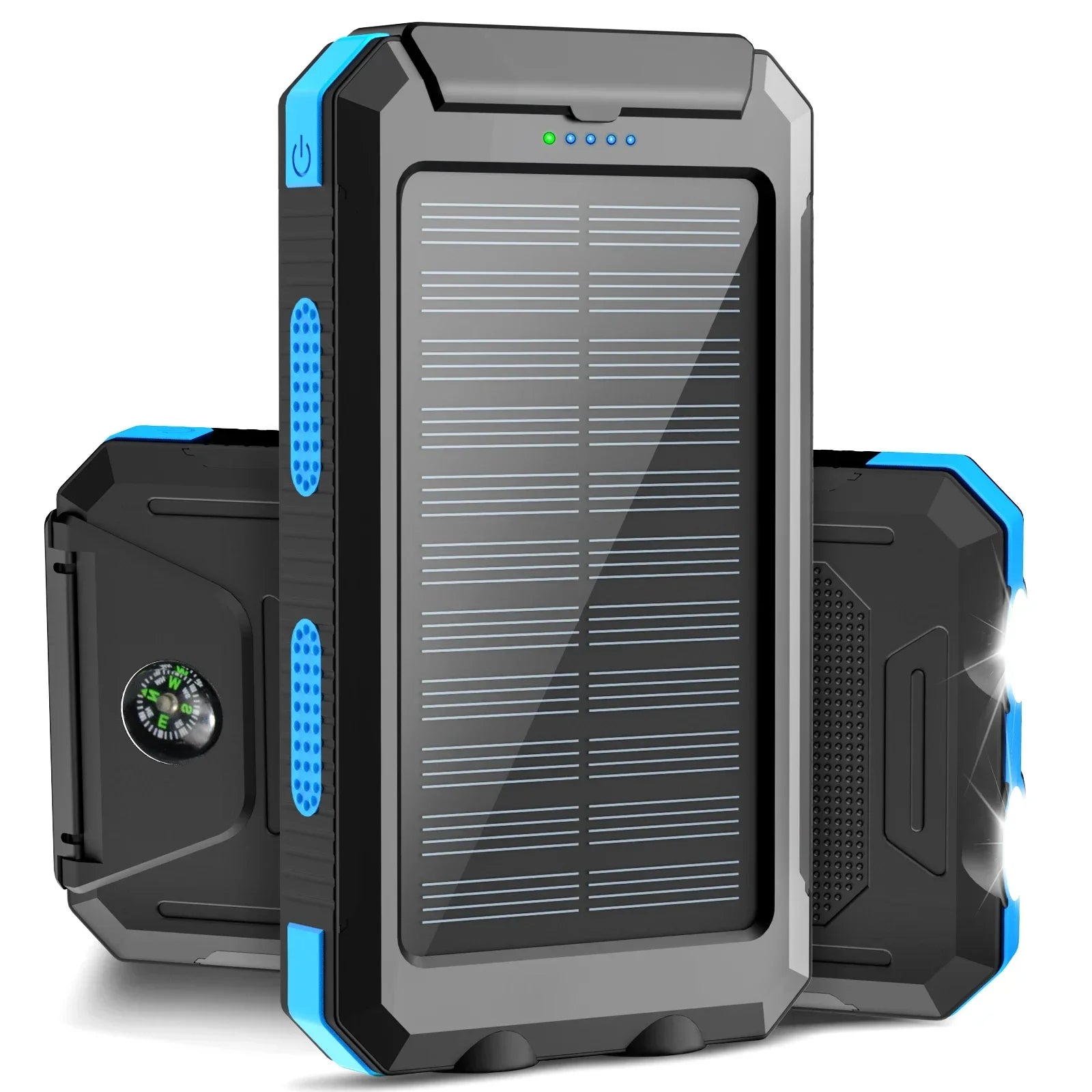 IP67防水 太陽光発電 携帯用蓄電池 500000mAh