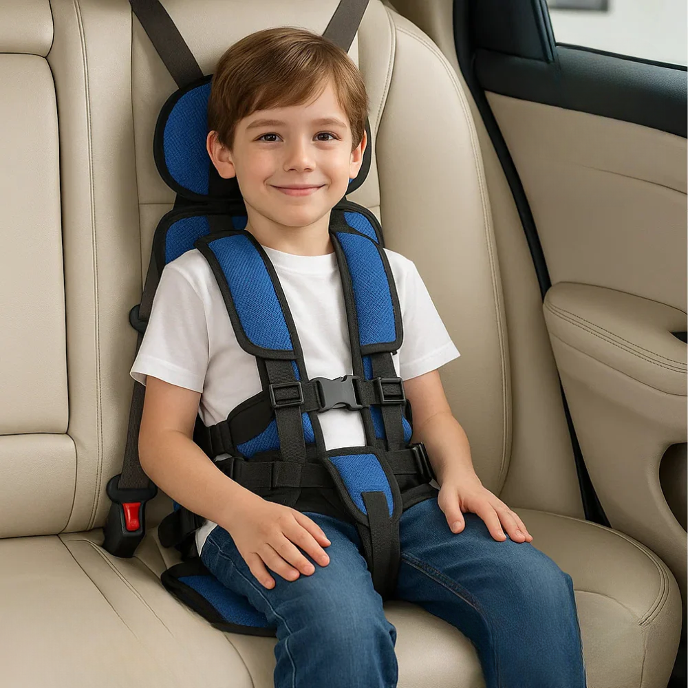 Seggiolino Auto Portatile AuroraSafe per la Sicurezza, per Età da 1 a 14 Anni