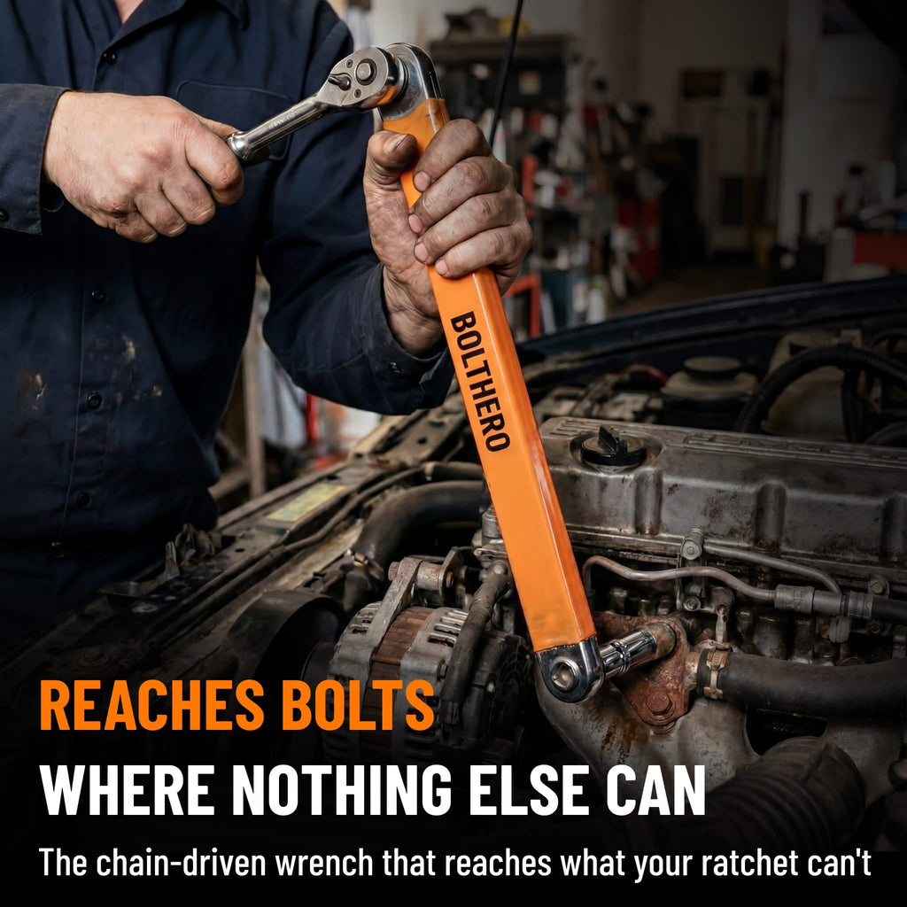 BOLTHERO® - Reach The Bolts Your Ratchet Can't - BOLTHERO