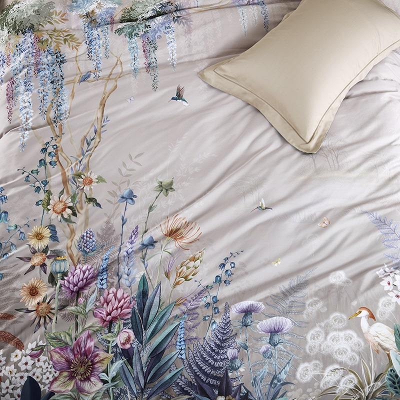 Set Sarung Selimut Botanical (Kapas Mesir, 500 TC)