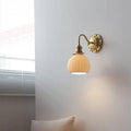 Marvelle | Brass & Ceramic Wall Sconce | Orntli