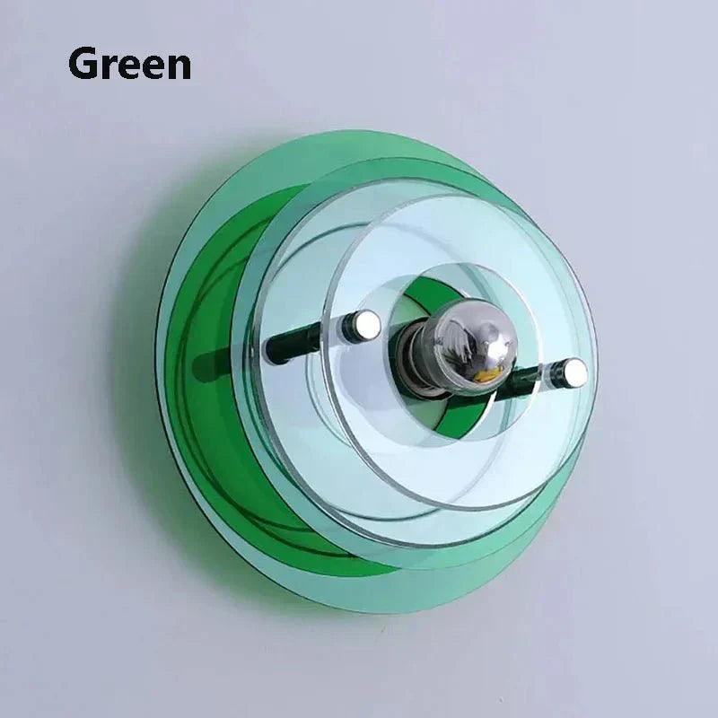 Živá minimalistická dekorativní nástěnná lampa