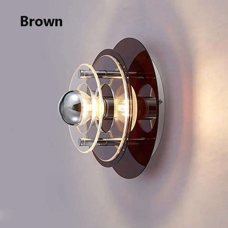 Živá minimalistická dekorativní nástěnná lampa