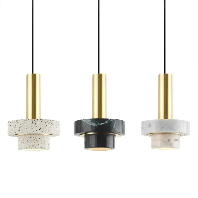 Nymera Copper Stone Pendant Light for Modern Interiors