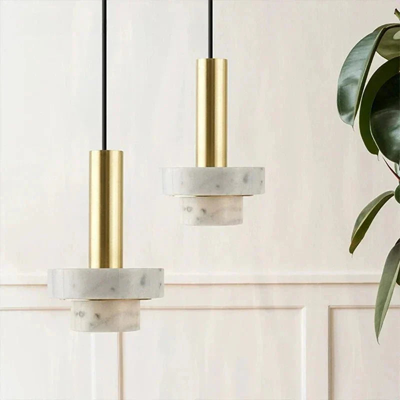 Nymera Copper Stone Pendant Light for Modern Interiors