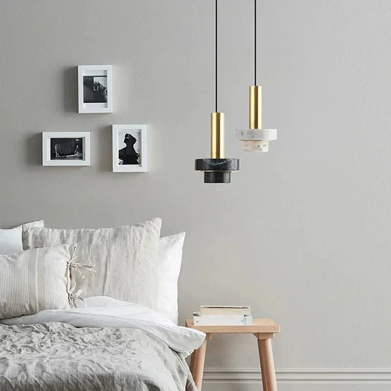 Nymera Copper Stone Pendant Light for Modern Interiors