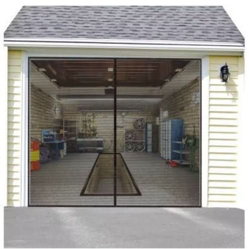 Zanzariera magnetica BreezeGuard Vision per garage, per aria fresca e comfort senza insetti