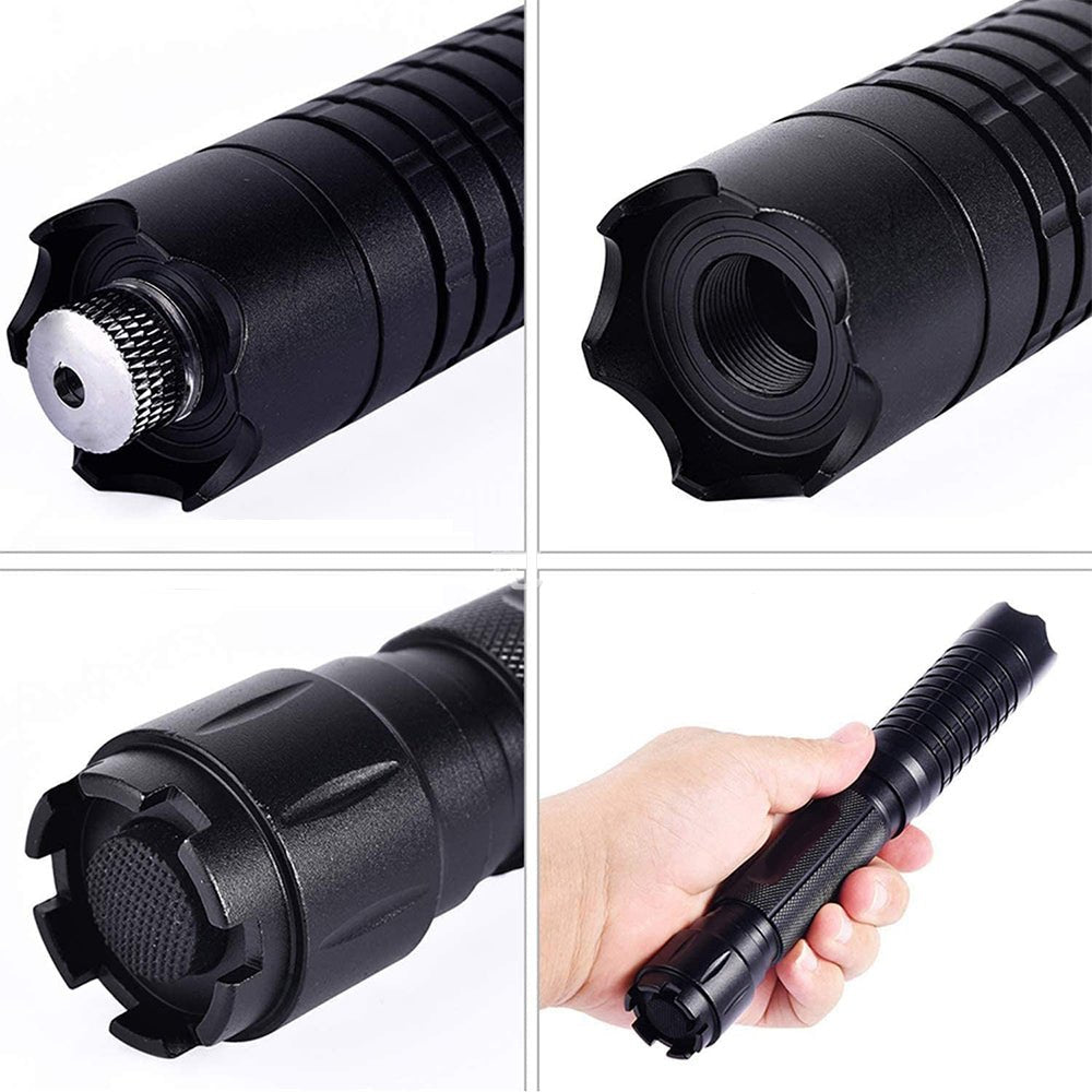 Senter Laser Sinar Biru NovaBeam 450nm Julat 5000m Rangka Aluminium Penyalaan Terma