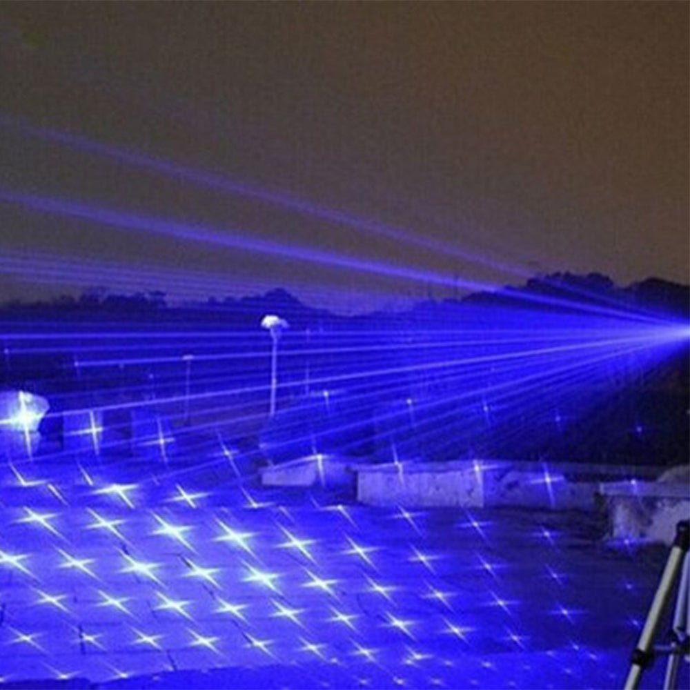 Senter Laser Sinar Biru NovaBeam 450nm Julat 5000m Rangka Aluminium Penyalaan Terma
