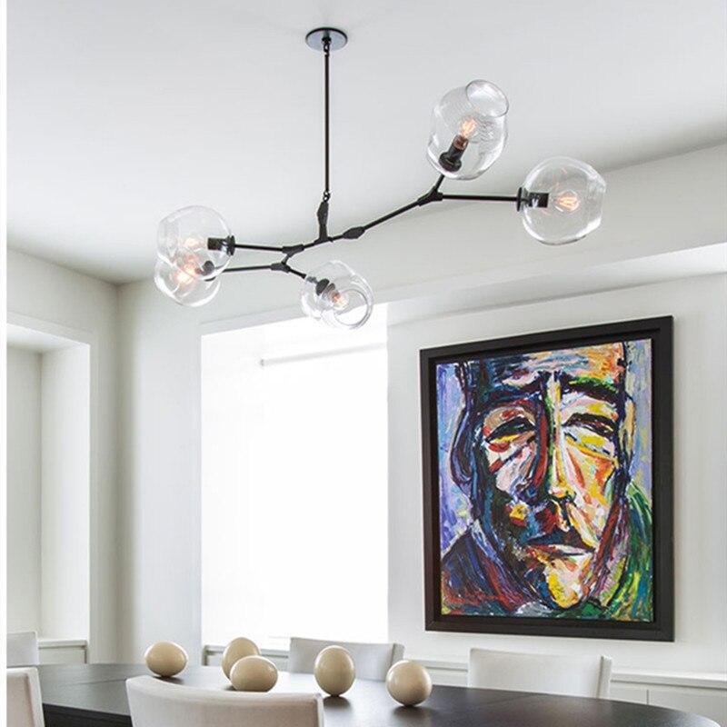 Kirae Nordic Modern Glass Pendant Light Clear Bubble - Lamp Outdoor