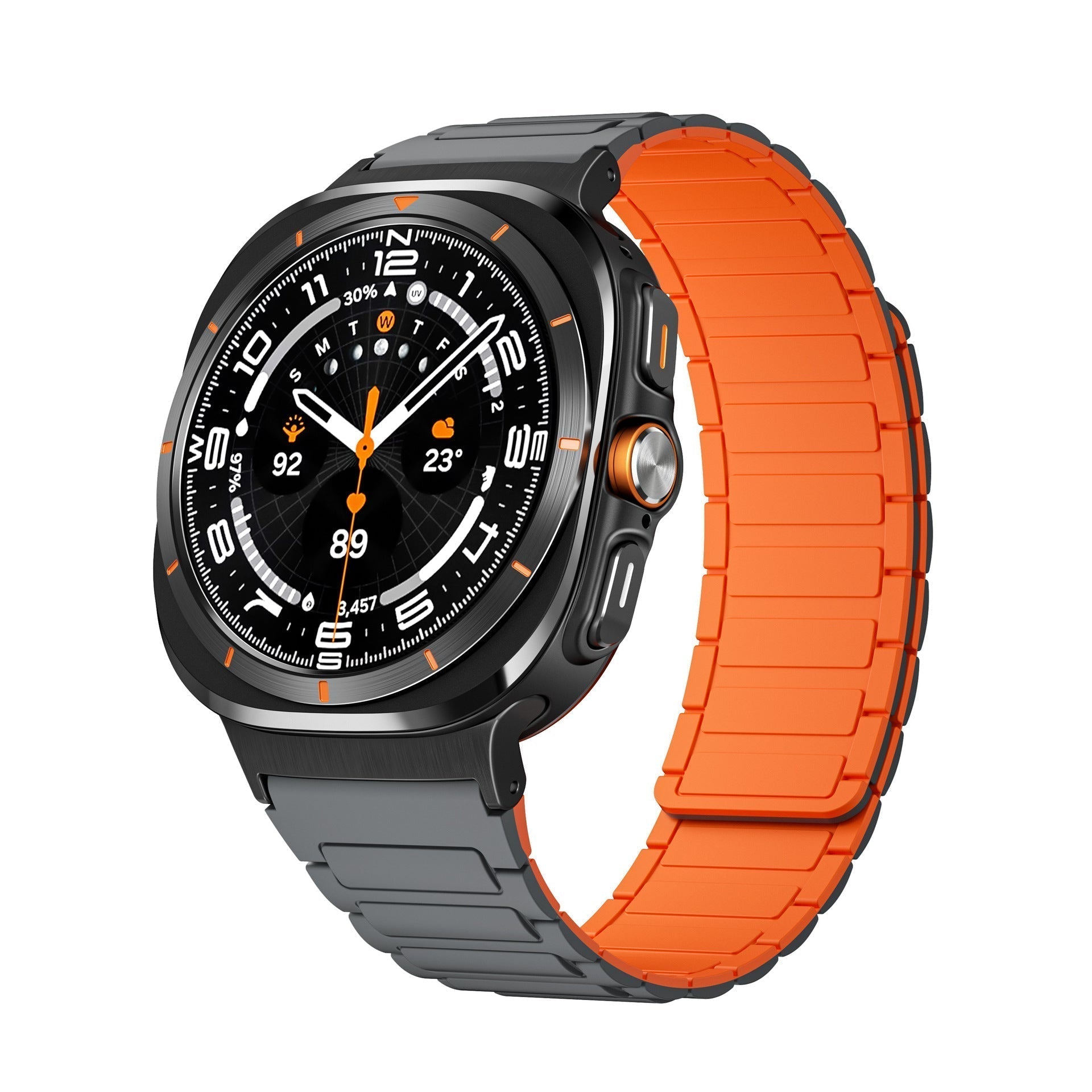 Sports silikon magnetisk rem for Samsung Watch 7 Ultra