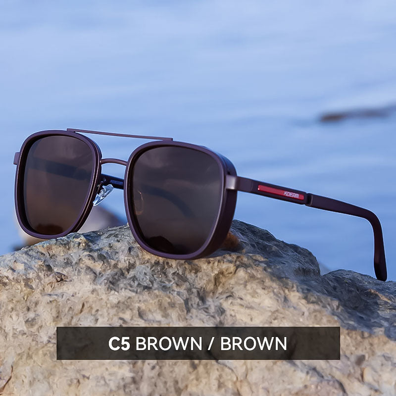 Lumen Retro Polarisierte Sonnenbrille mit Blaulichtschutz