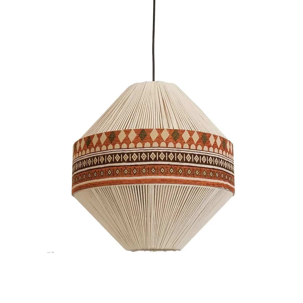 Boho – závěsná lampa s třásněmi