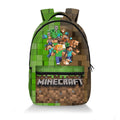Plecak dla dzieci BlockPlay Pixel | Plecak szkolny w stylu Minecraft