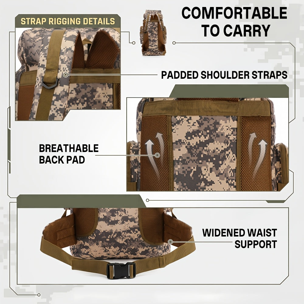 Sac à dos de randonnée tactique 80L