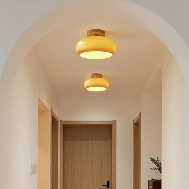 Plafonnier en bois Charlotte