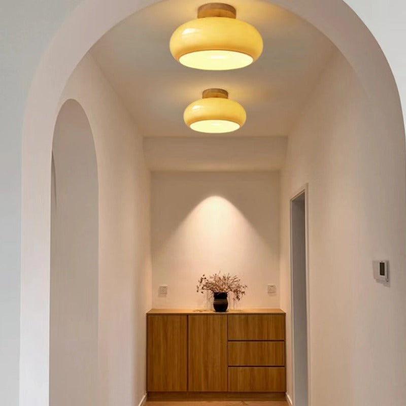 Plafonnier en bois Charlotte
