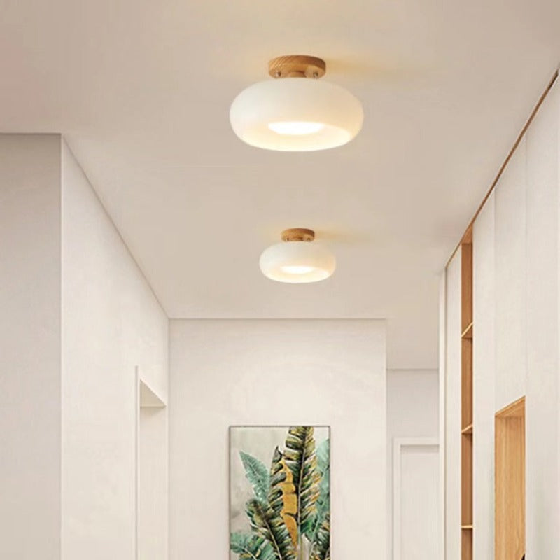 Plafonnier en bois Charlotte