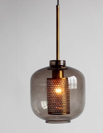 LumiSavane - Lampe suspendue en verre élégante