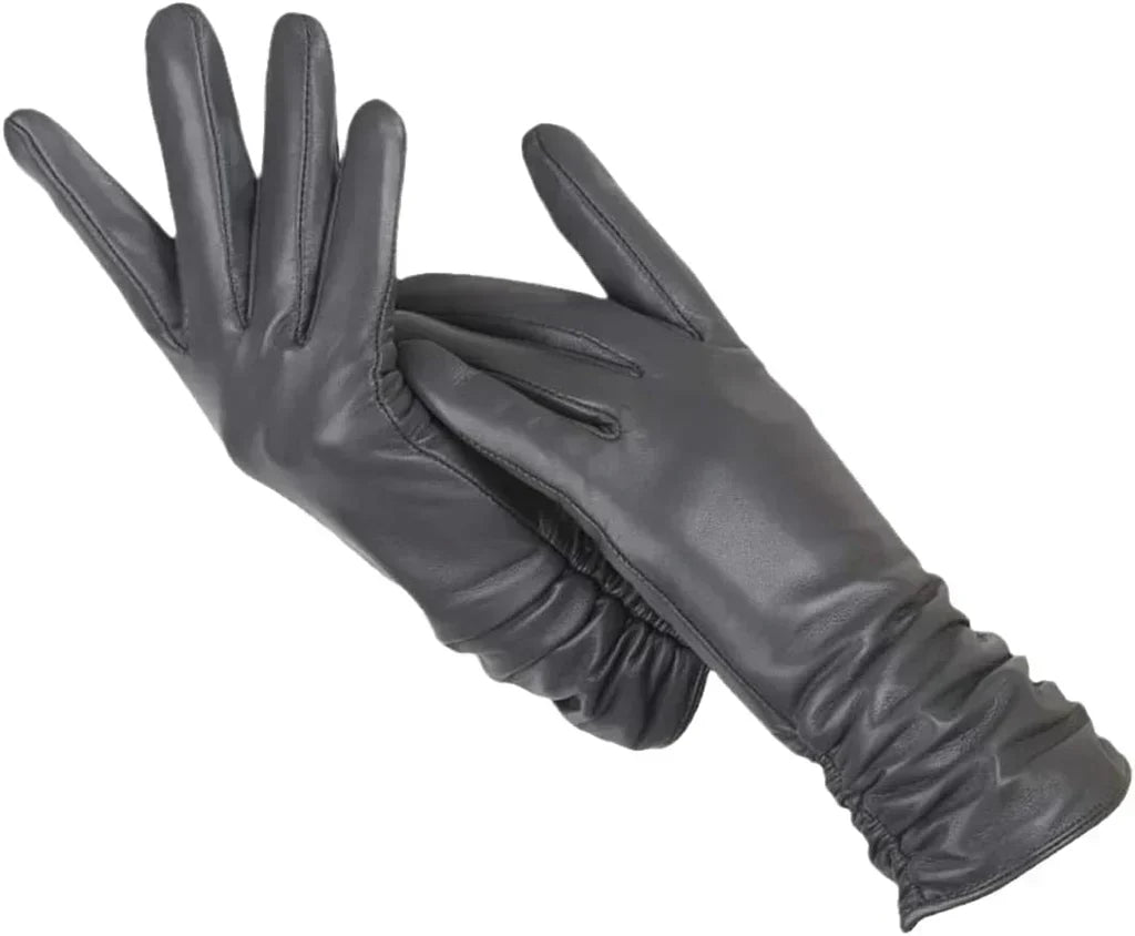 Women's Leather Winter Gloves - LuxLeather | Orntli