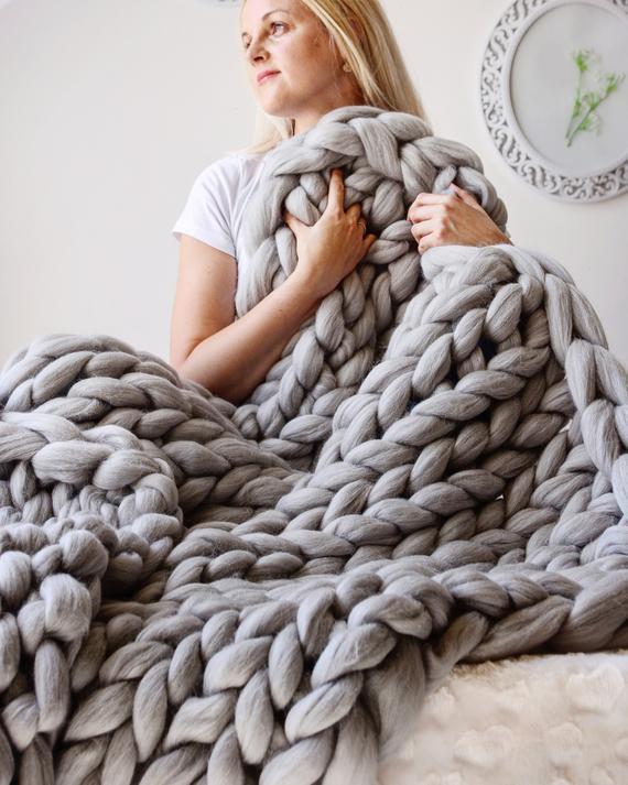 Coperta Morbida Intrecciata NestHaven per il Comfort Domestico e Coccole