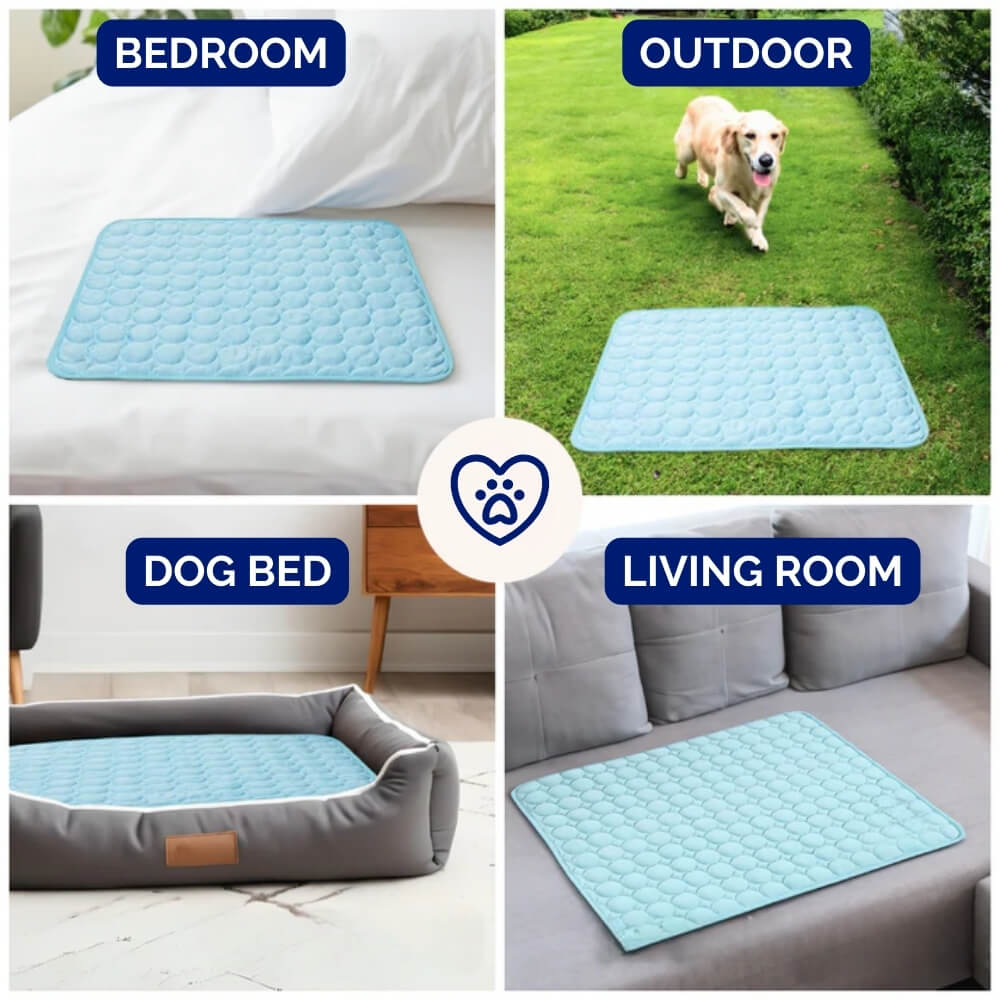 ChillPaws Kühlmatte für Hunde zur Nutzung im Sommer Innen und Außen