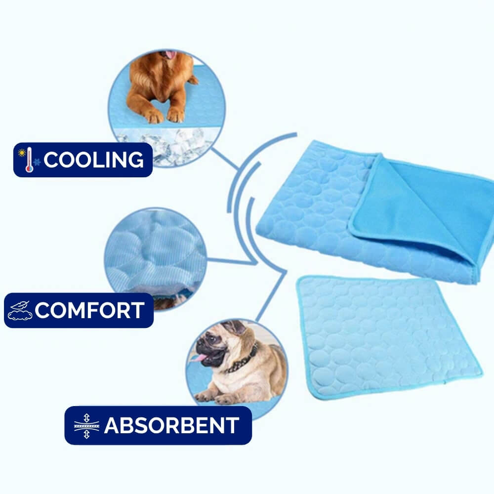 ChillPaws Kühlmatte für Hunde zur Nutzung im Sommer Innen und Außen