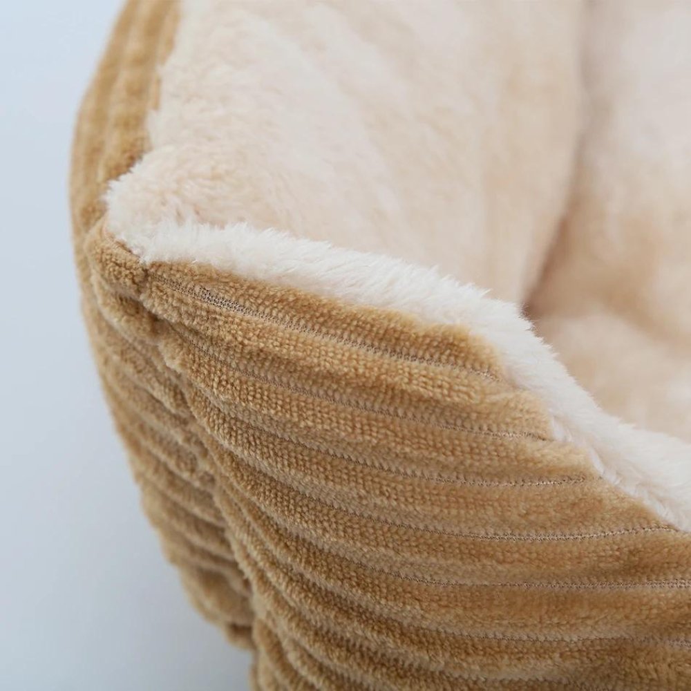 Legowisko CuddleNest Plush dla zwierząt z przytulnym komfortem