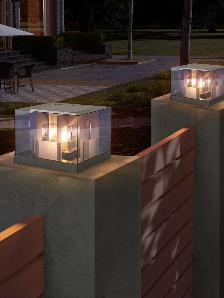 Lampe extérieure Cubex Gleam - lampe solaire extérieure