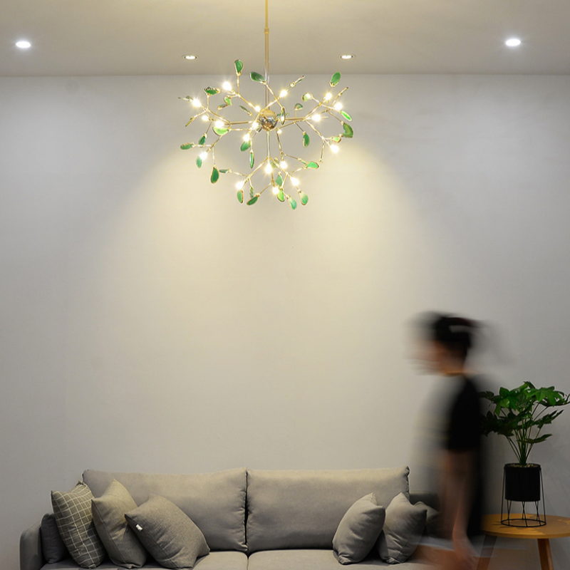 Aria Agate Creative Colourful Chandelier Bedroom/Living Room - Neutralighting