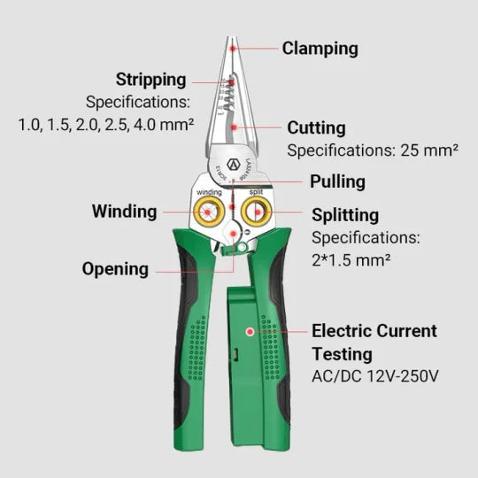 Ultimate Multi-Function 8 In 1 Wire Stripper