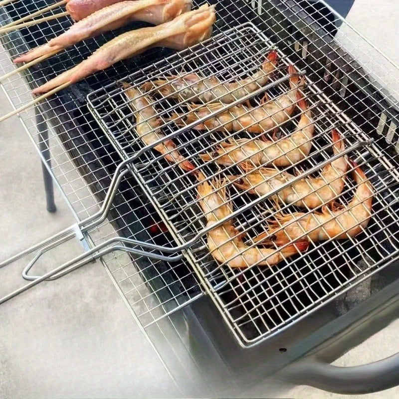 Großer Grillkorb für gleichmäßiges Grillen im Freien 马会