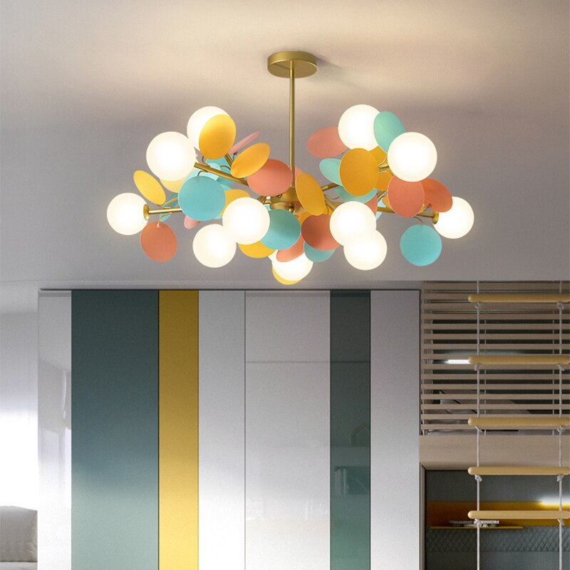 ModernBrilliance - Lampe suspendue à DEL en verre acrylique