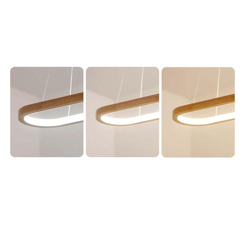 Lunara moderne hengelampe i metall og tre fra NovaHaus