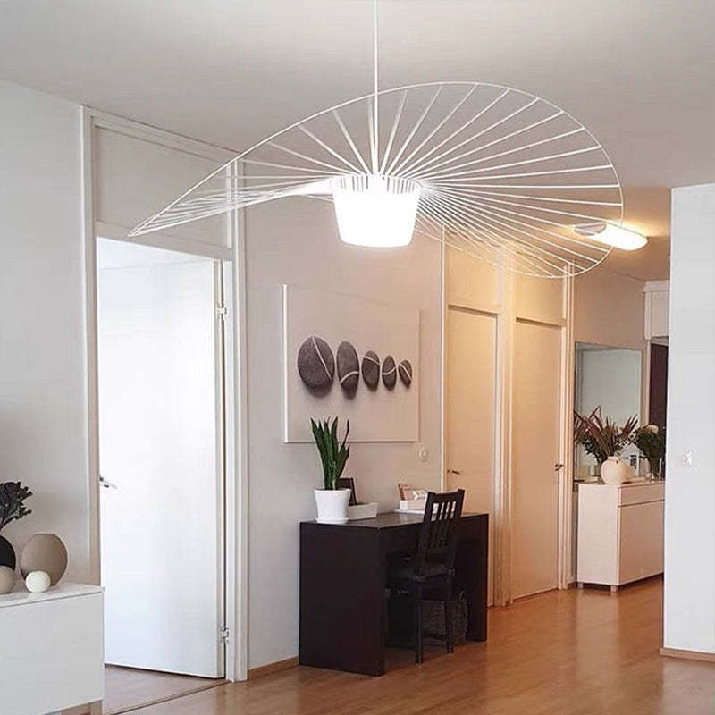 Zenro Modern Flower Fabric Pendant Light 4 Color, Black/White/Gold/Brown - Lamp Outdoor
