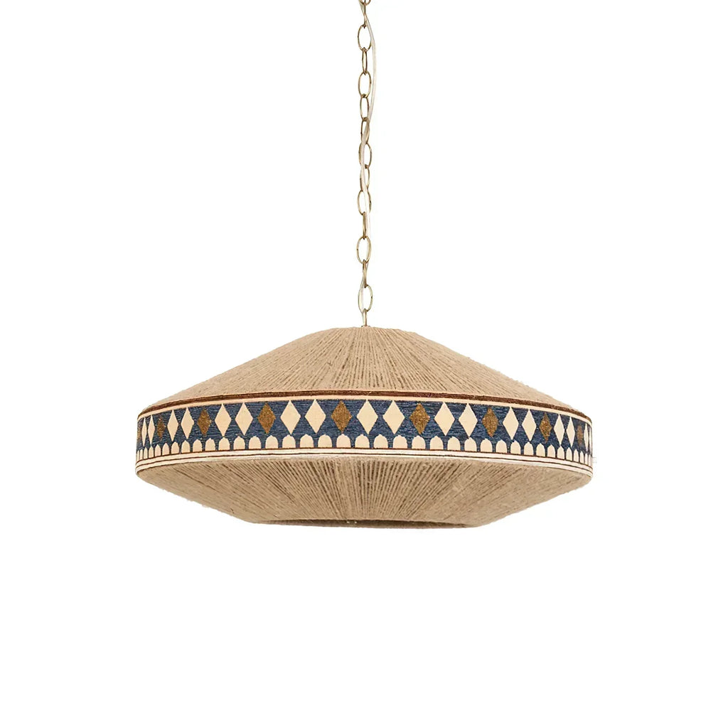 Boho – závěsná lampa s třásněmi
