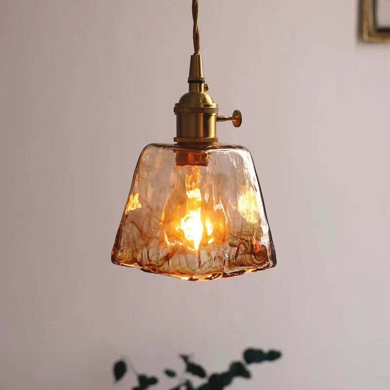 Aurello | Retro LED viseća lampa u zlatnom metalu | Orntli