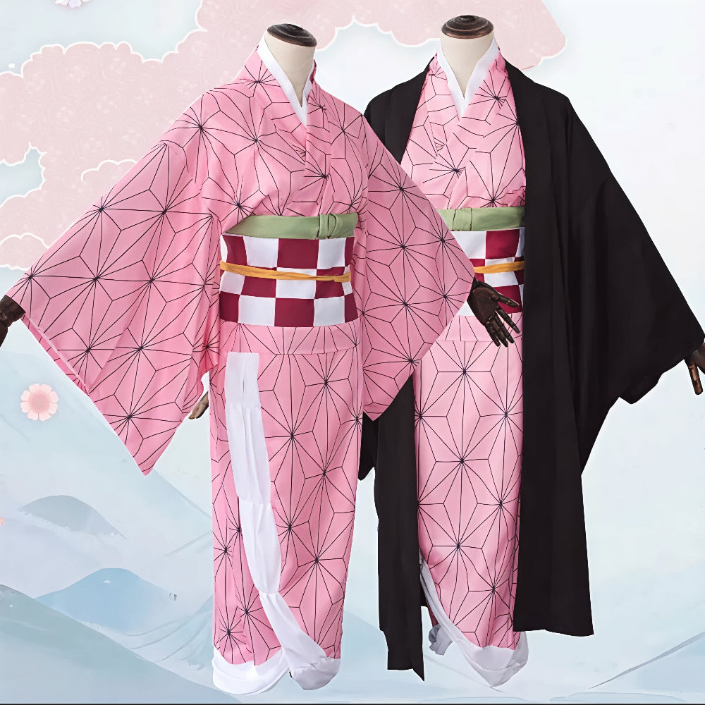 Anime kimono cosplay-kostyme sett