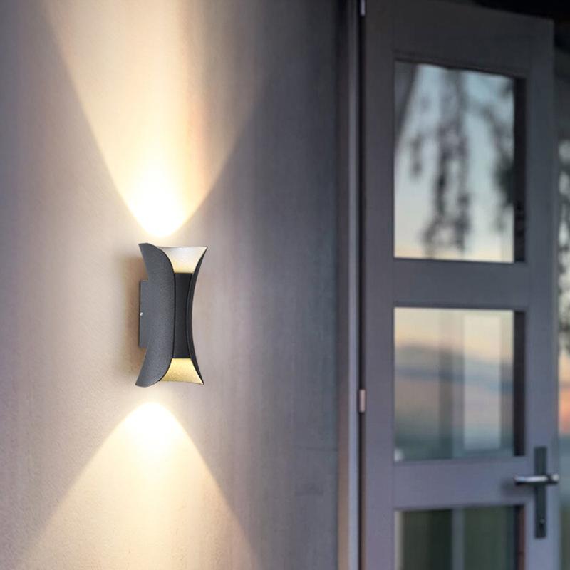 Vodotěsná venkovní nástěnná svítidla Sunshine — moderní skleněná svítidla