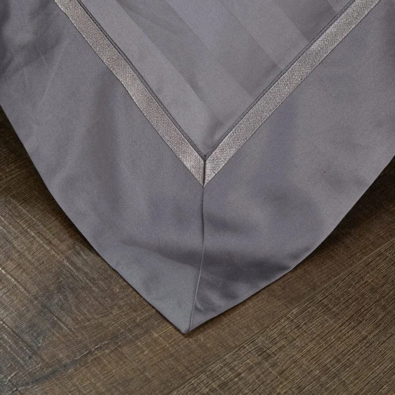 Set Sarung Selimut Kelabu Terunggul (Kapas Mesir)