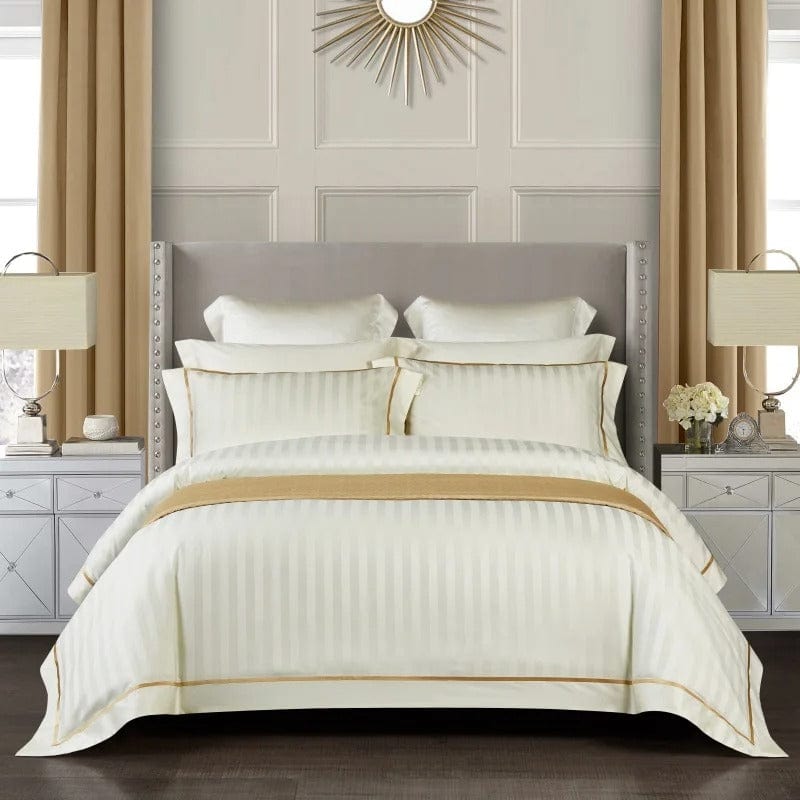 Set copripiumino Prestige Bianco (Cotone Egiziano)