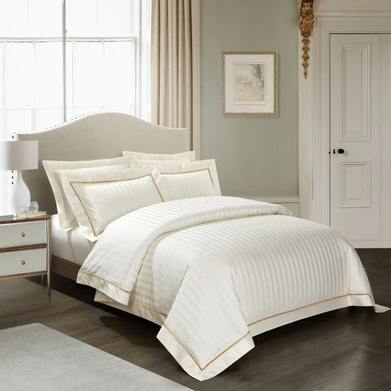 Set copripiumino Prestige Bianco (Cotone Egiziano)