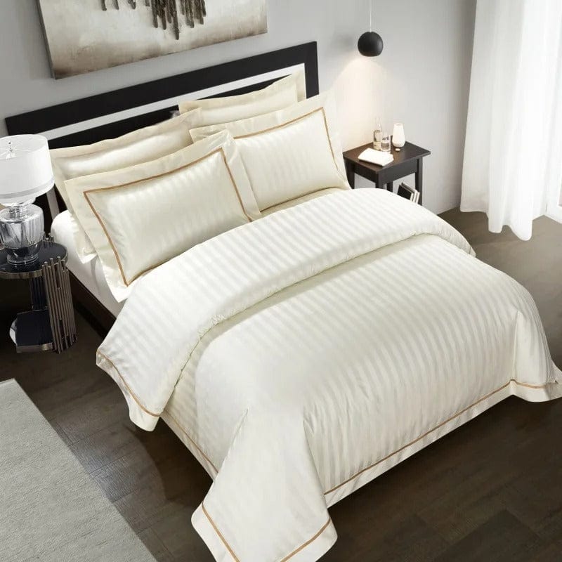 Set copripiumino Prestige Bianco (Cotone Egiziano)