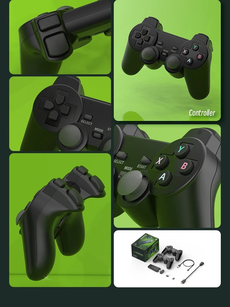 PixelDrive 64gb: Eredeti 2 vezérlővel - Több mint 20.000 játék Mario-tól Pokémonig